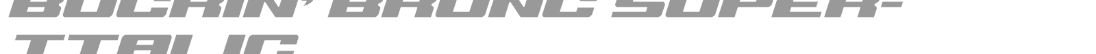 Buckin' Bronc font preview