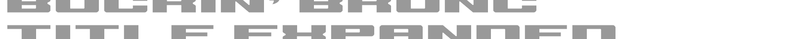 Buckin' Bronc font preview