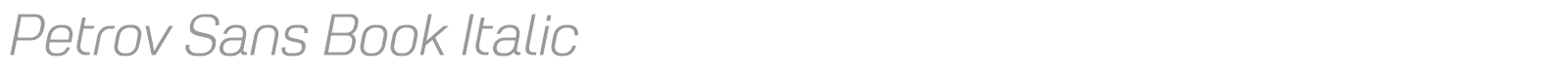 Petrov Sans font preview