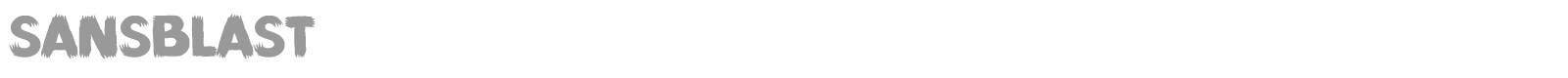 Sansblast font preview