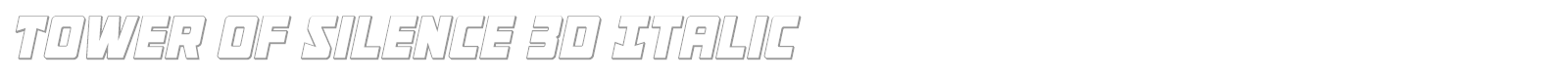Tower of Silence font preview
