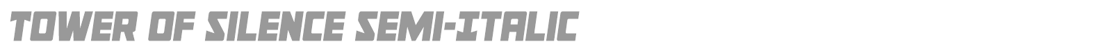 Tower of Silence font preview