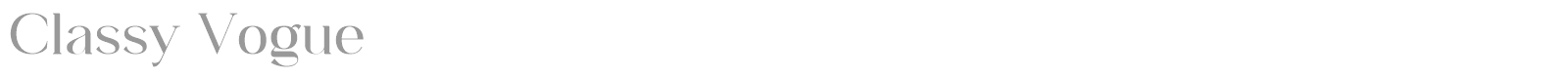 Classy Vogue font preview