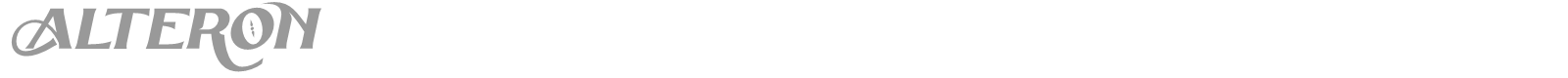 Alteron font preview