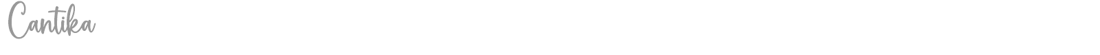 Cantika font preview