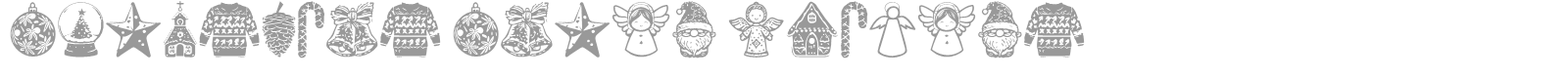 Christmas Carol font preview