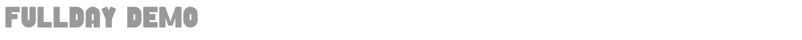 Fullday font preview