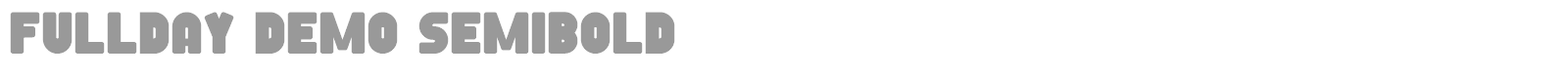 Fullday font preview