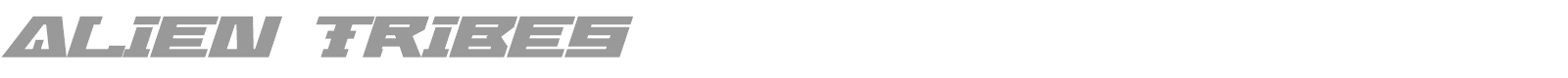 Alien Tribes font preview