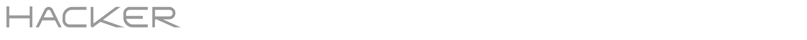 Hacker font preview