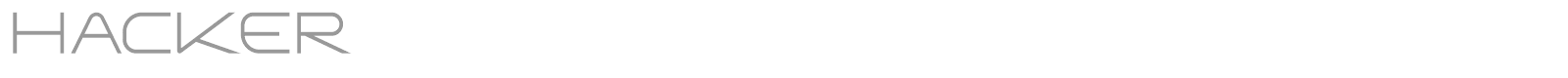 Hacker font preview