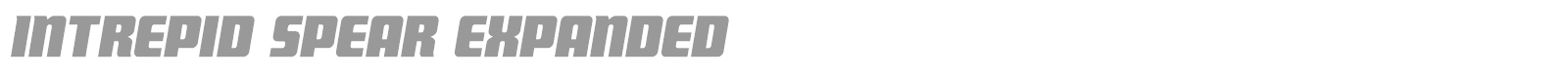 Intrepid Spear font preview