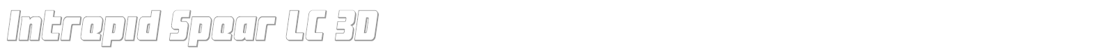 Intrepid Spear font preview