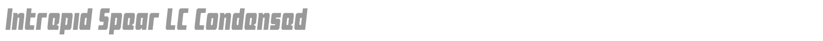 Intrepid Spear font preview