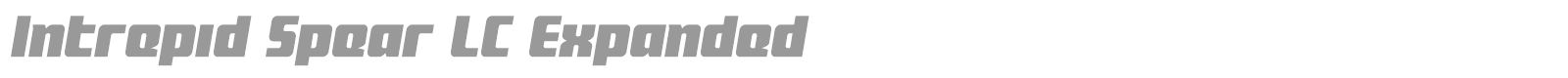Intrepid Spear font preview
