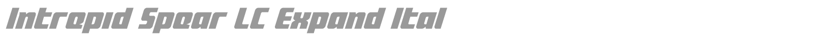 Intrepid Spear font preview