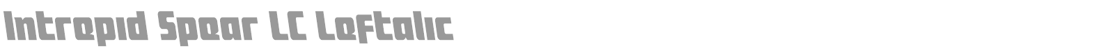 Intrepid Spear font preview