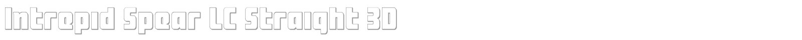 Intrepid Spear font preview