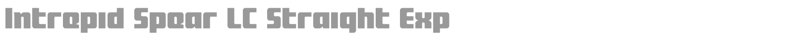Intrepid Spear font preview