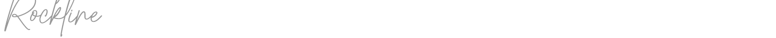 Rockline font preview