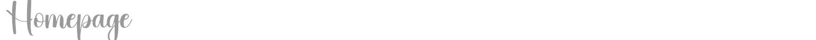 Homepage font preview