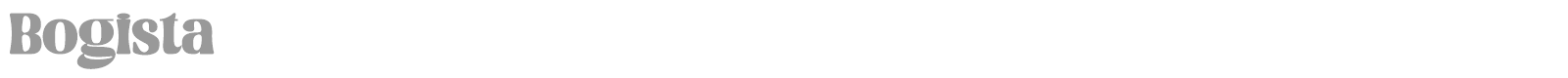 Bogista font preview