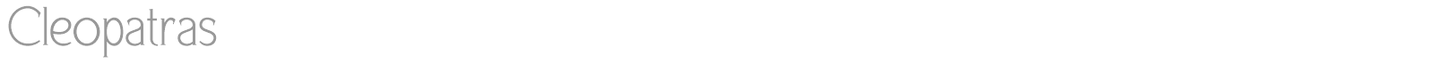 Cleopatras font preview