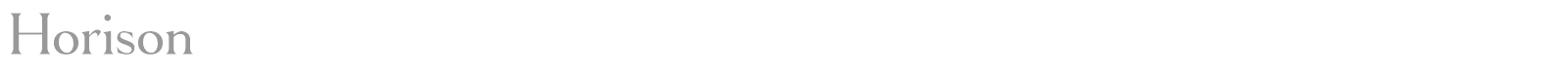 Horison font preview