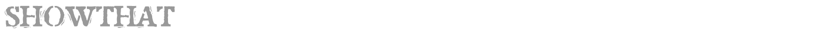 Showthat font preview