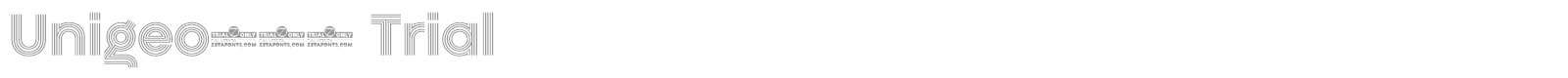 Unigeo font preview