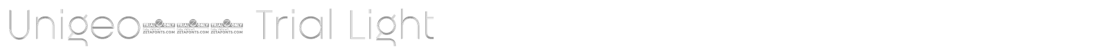 Unigeo font preview