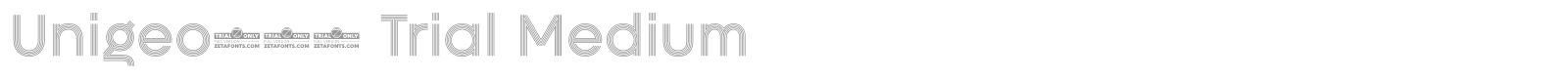 Unigeo font preview