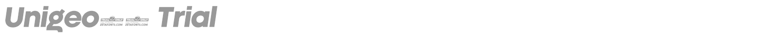 Unigeo font preview