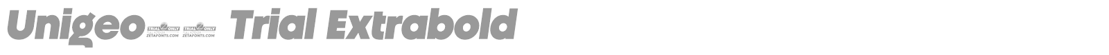 Unigeo font preview