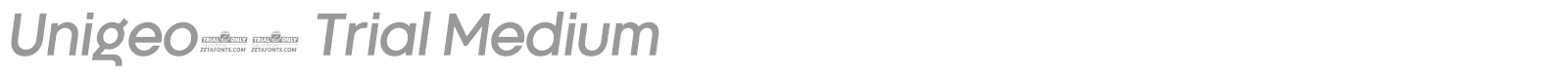 Unigeo font preview