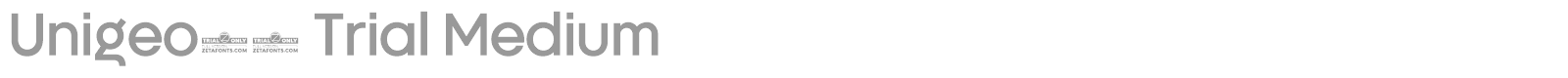 Unigeo font preview