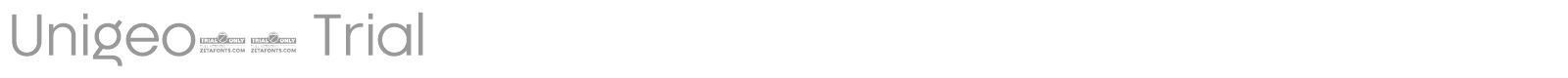 Unigeo font preview