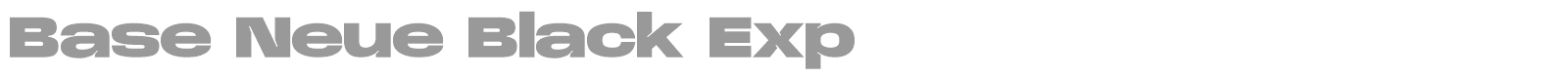 Base Neue font preview