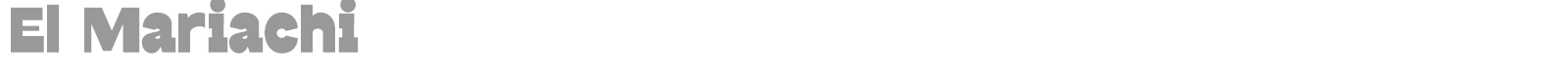 El Mariachi font preview