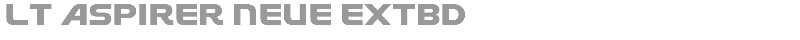 LT Aspirer Neue font preview