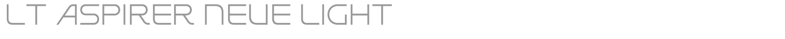 LT Aspirer Neue font preview