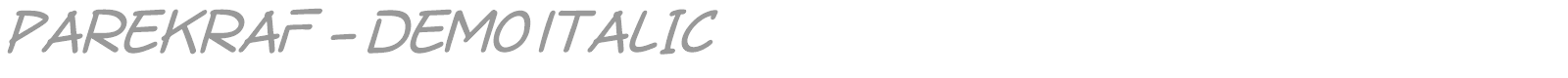 Parekraf font preview