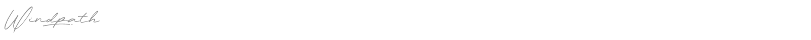 Windpath font preview