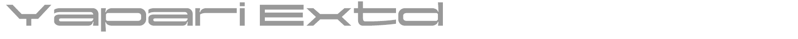 Yapari font preview