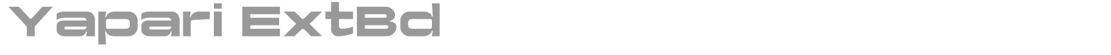 Yapari font preview