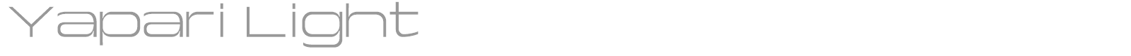 Yapari font preview