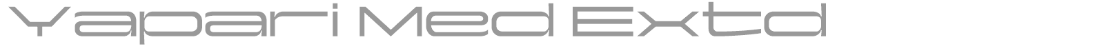 Yapari font preview