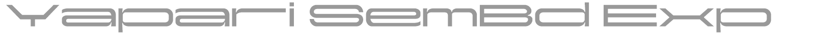 Yapari font preview