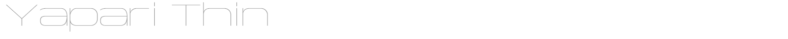 Yapari font preview