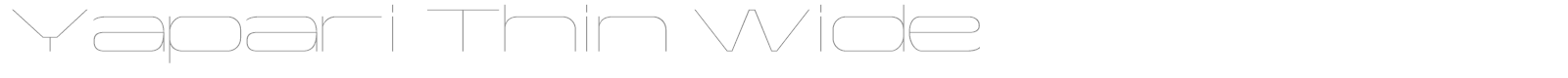 Yapari font preview